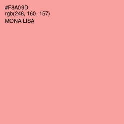 #F8A09D - Mona Lisa Color Image